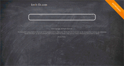 Desktop Screenshot of kwit-fit.com